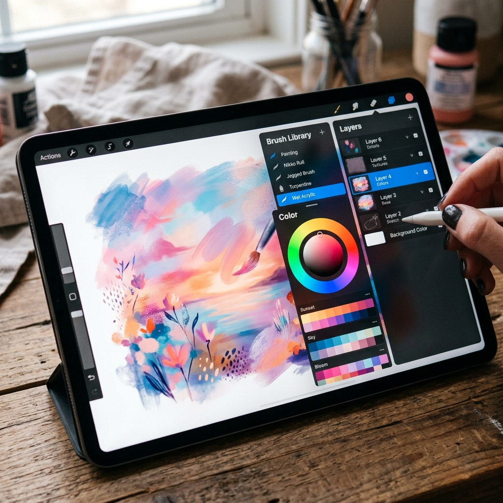Procreate fundamentals interface
